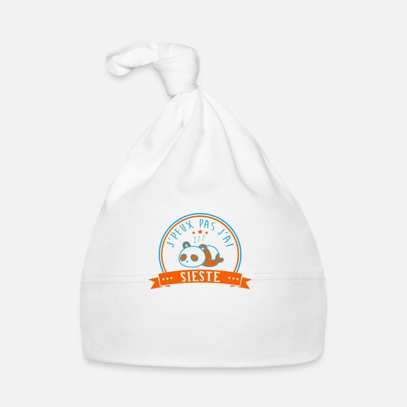 J'peux pas j'ai sieste Bonnet bio Bébé