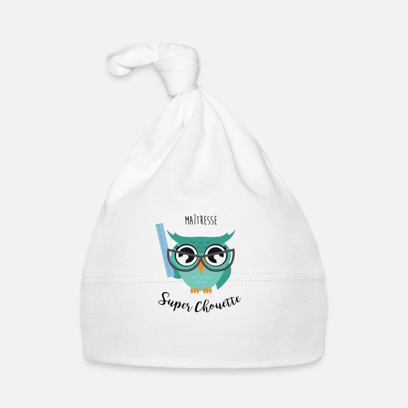 Maîtresse Super Chouette Bonnet bio Bébé