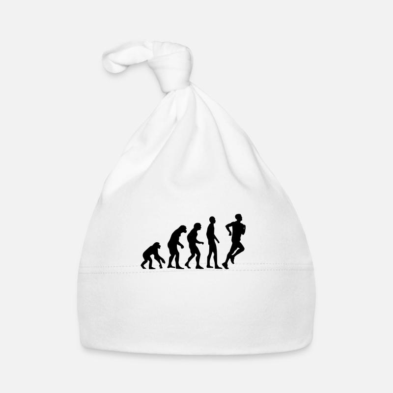 Human Evolution Jogging Baby Bio-Mütze