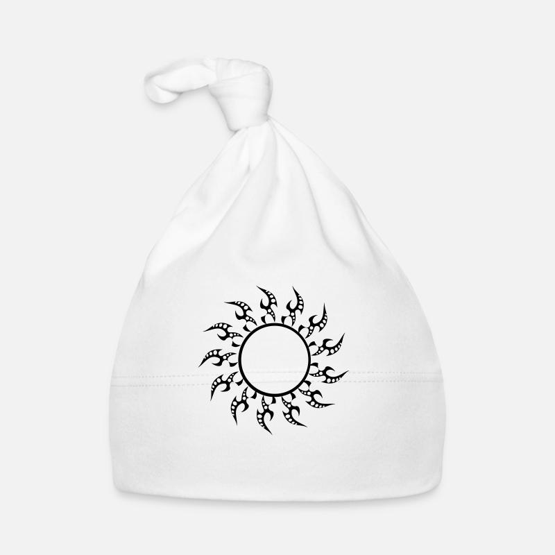 Sun avec option de changement de couleur - Bonnet bio Bébé - blanc