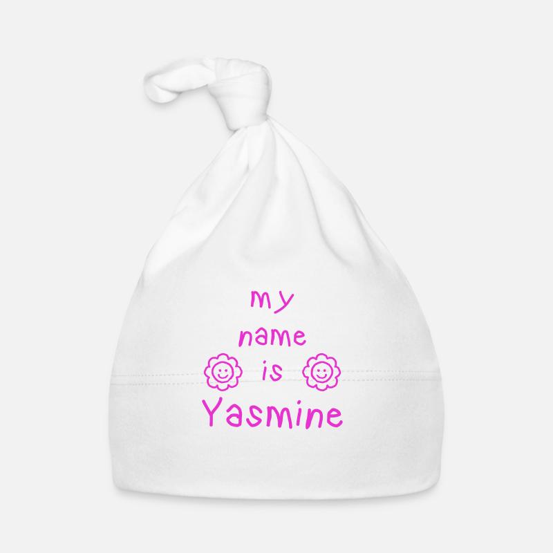 Yasmine MEIN NAME Baby Bio-Mütze