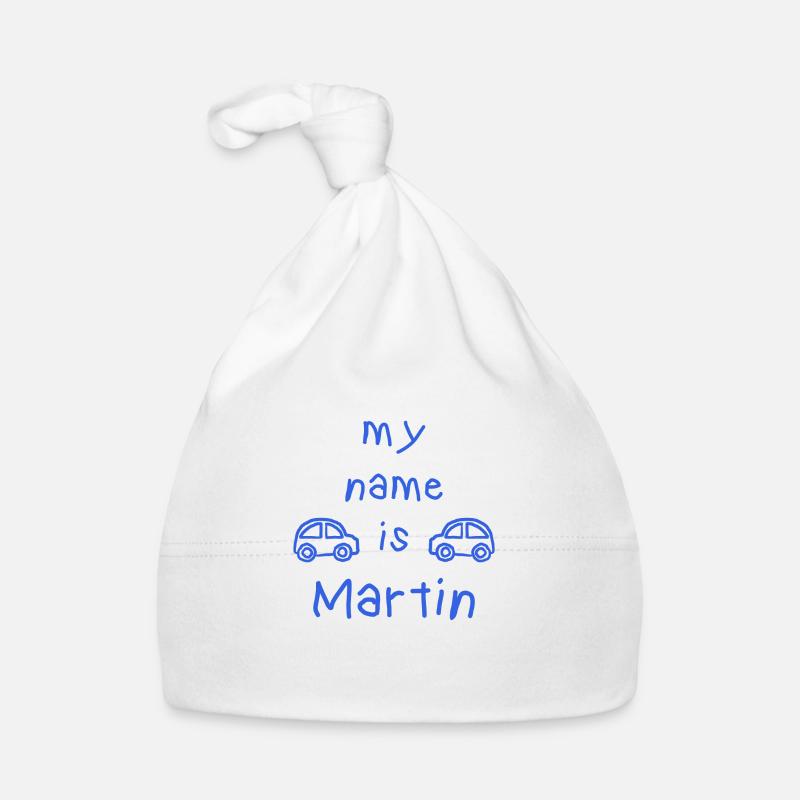 MARTIN MY NAME IS Organic Baby Cap