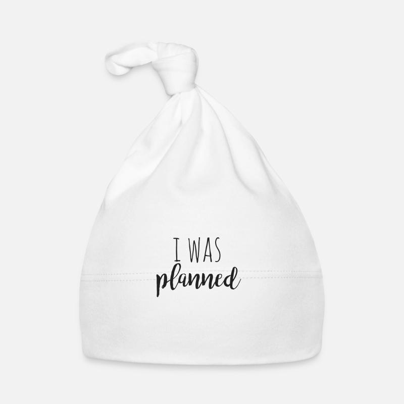 I was planned - design for twins Organic Baby Cap
