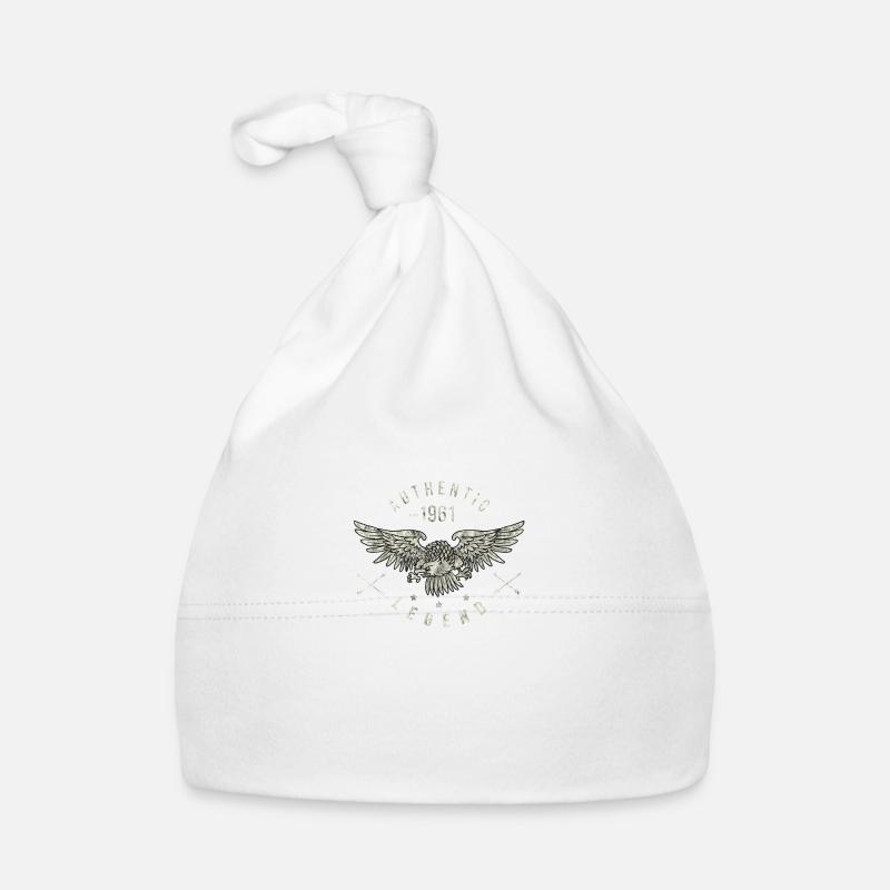authentic legend 1961 Geburtstag, Geburtsjahr Baby Bio-Mütze