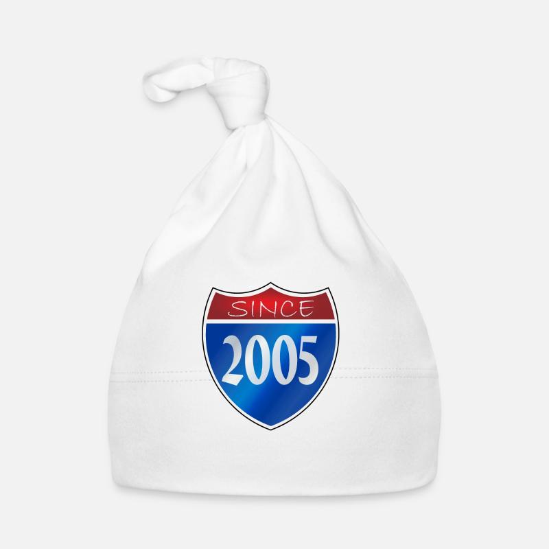 Since 2005 - Organic Baby Cap - white