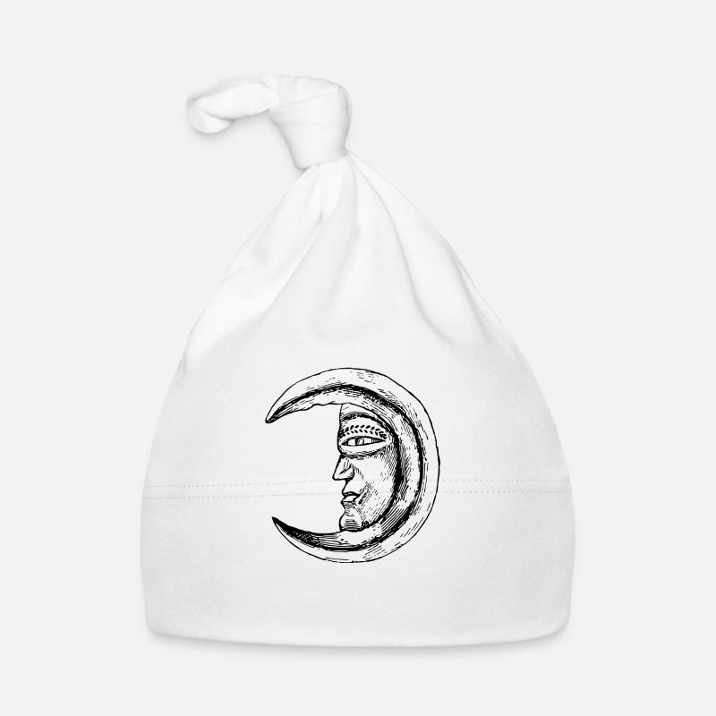 Mondgesicht Baby Bio-Mütze