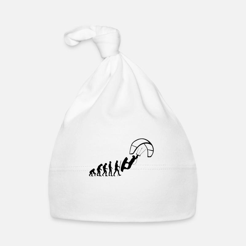 Evolution Kite - Baby Bio-Mütze - Weiß