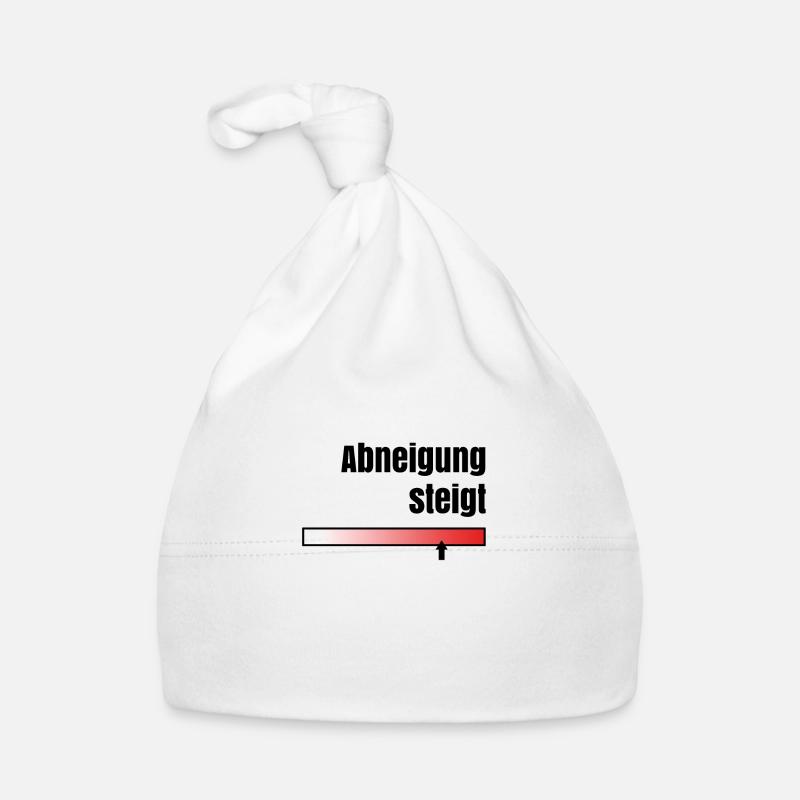 Abneigung steigt - Lass mich in Ruhe als Geschenk Baby Bio-Mütze