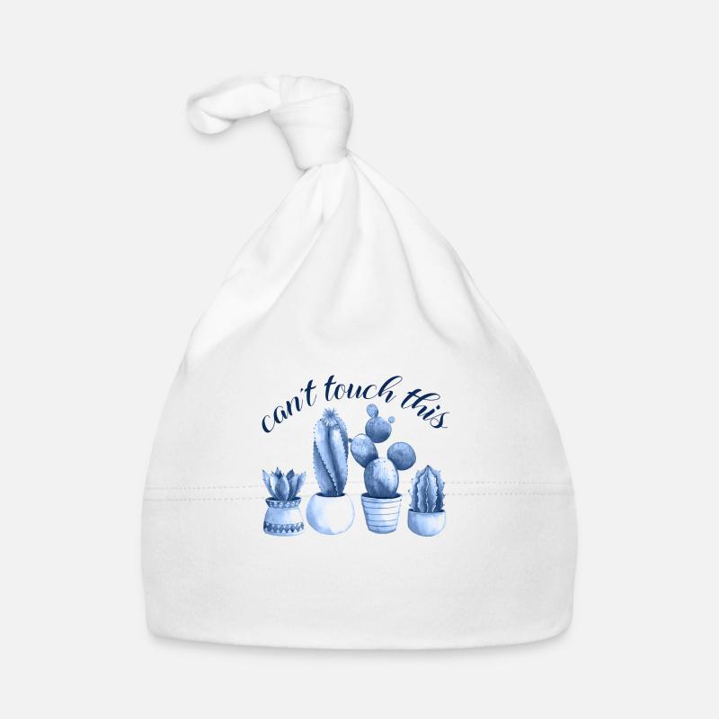 can ́t touch this cacti Organic Baby Cap