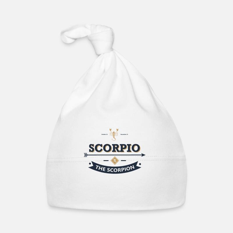 Sternzeichen Skorpion Scorpius Geschenk November Baby Bio-Mütze