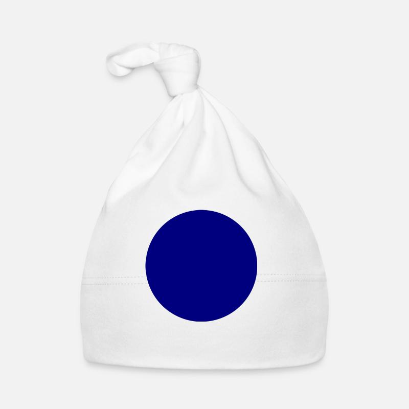 Blue circle Organic Baby Cap