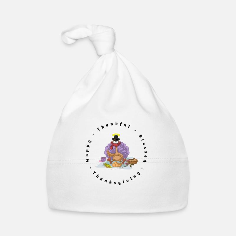 SASSY THANKSGIVING TURKEY B lcbo Organic Baby Cap
