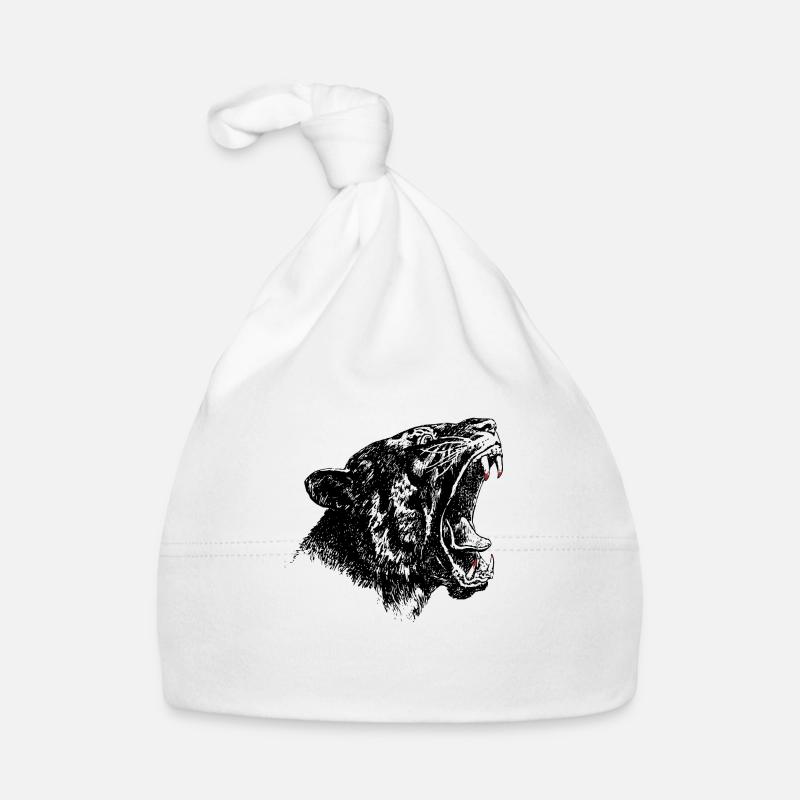 cat Black Panther Bonnet bio Bébé