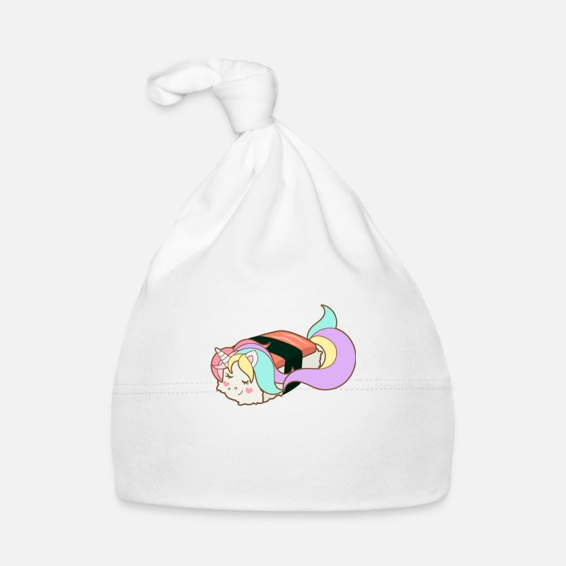 Sushi Einhorn Baby Bio-Mütze