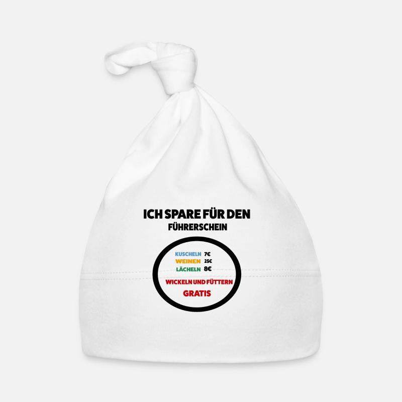 Führerschein Baby Baby Bio-Mütze