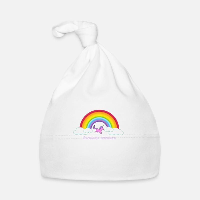 Rainbow Unicorn Bonnet bio Bébé