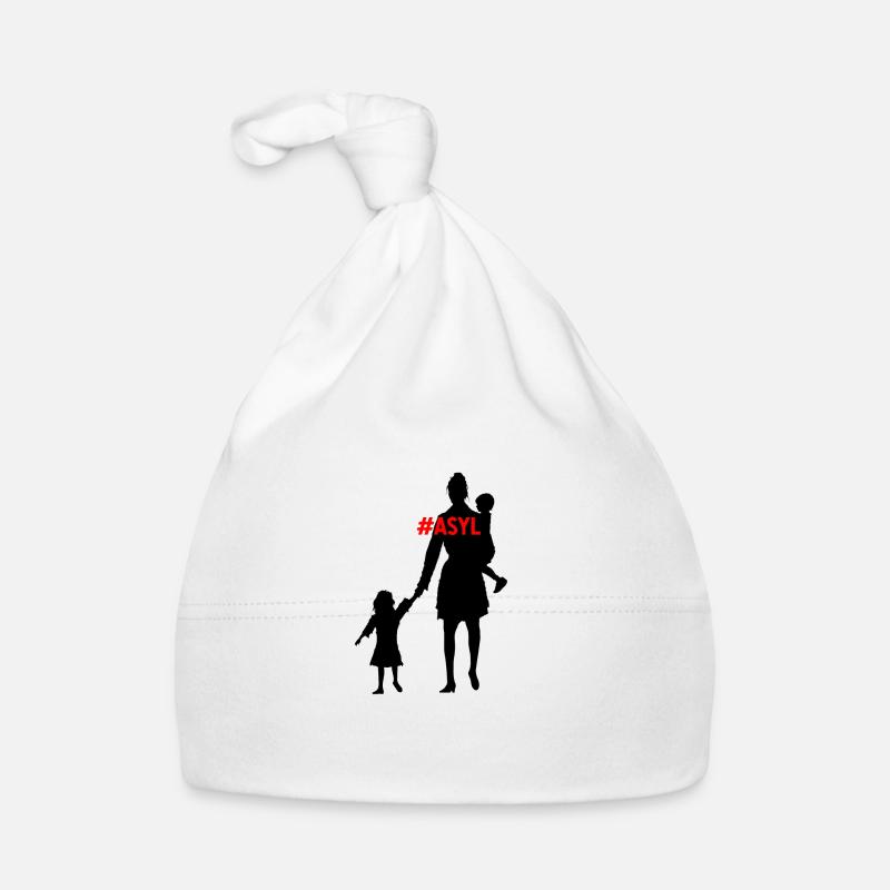 , Refugees welcome Organic Baby Cap