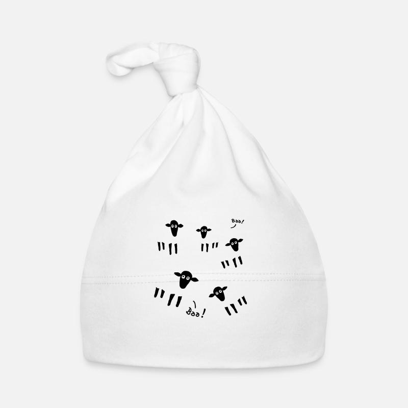 five sheep Organic Baby Cap