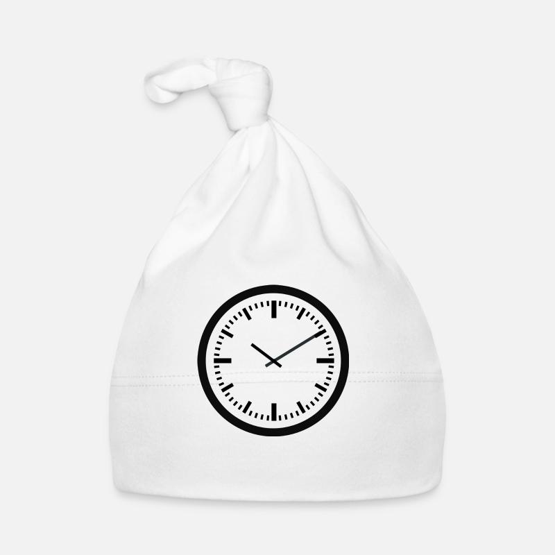 clock time clock time hourglass hourglass144 Organic Baby Cap