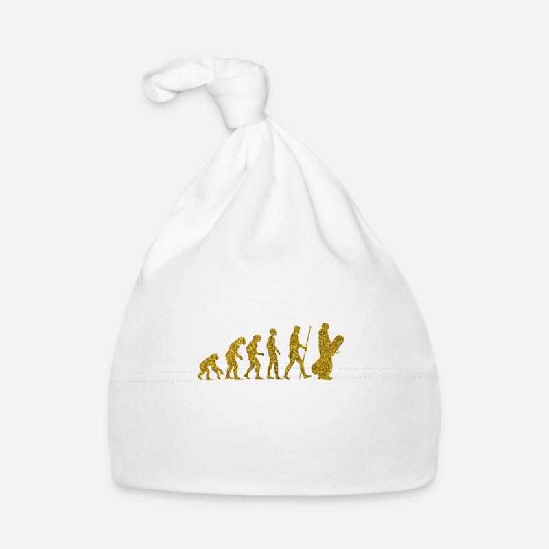 Evolution Snowboard Golden Glitter Effekt Baby Bio-Mütze