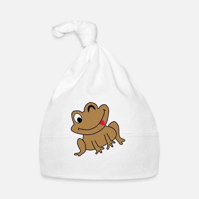 Grenouille idée Heureux dessins animés enfants cadeau Bonnet bio Bébé