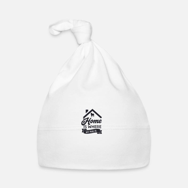 La maison est où mon roquet est Bonnet bio Bébé