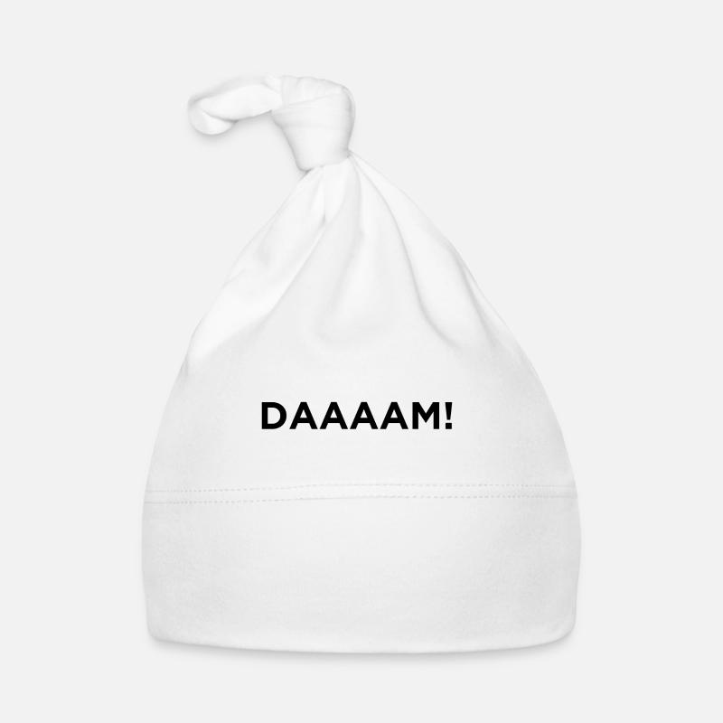 Daaam Novelty Sarcastic Graphic Cool Funny Clothes Organic Baby Cap