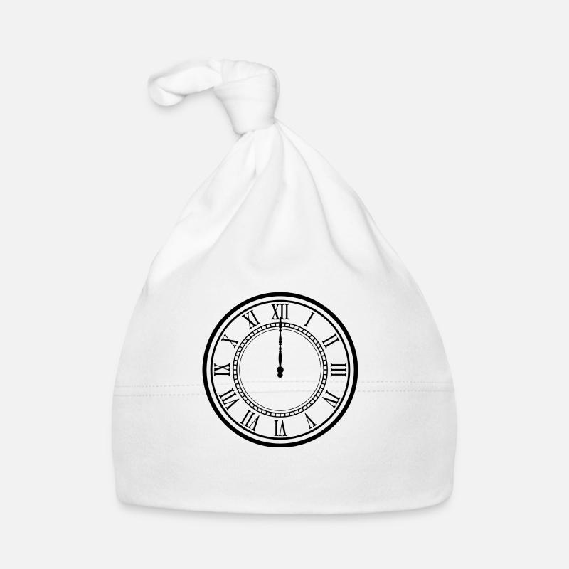 clock watch uhr time zeit Baby Bio-Mütze