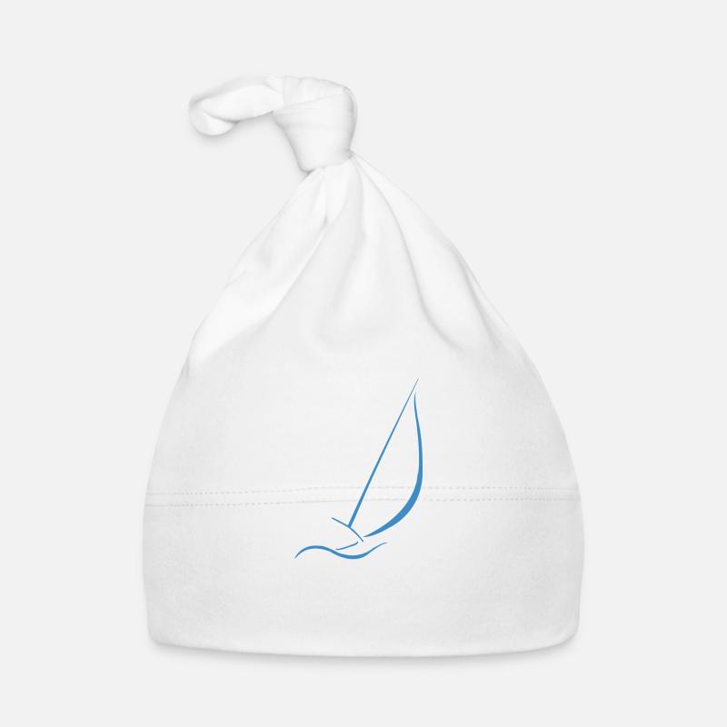 Segelboot, Meer, Wasser, Wind, Baby Bio-Mütze