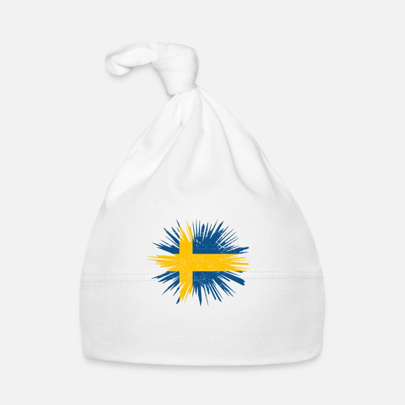 Cadeau Splatter Pays Roots Suède Bonnet bio Bébé