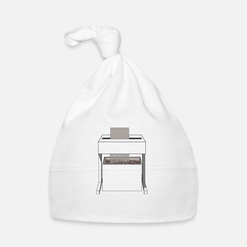 Shredder paper device office idea gift work Organic Baby Cap