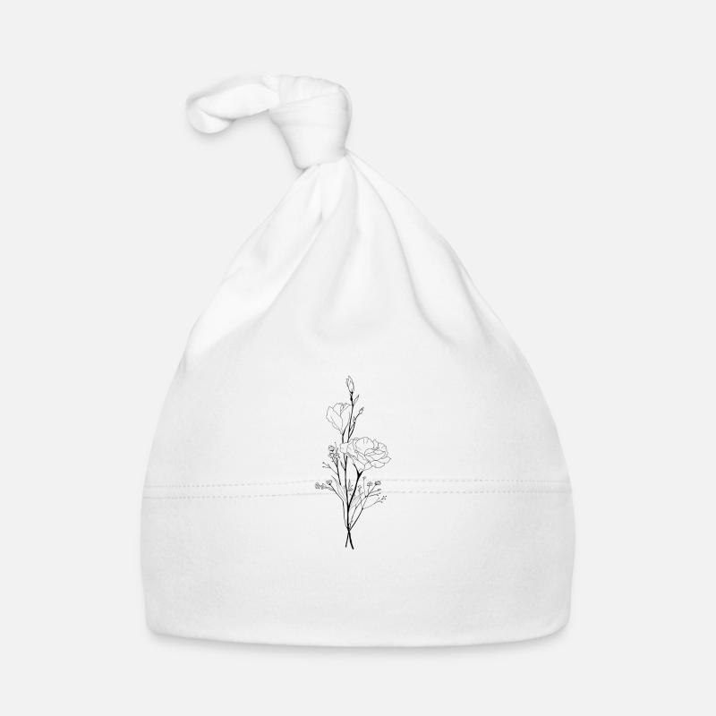 bouquet minimal Bonnet bio Bébé