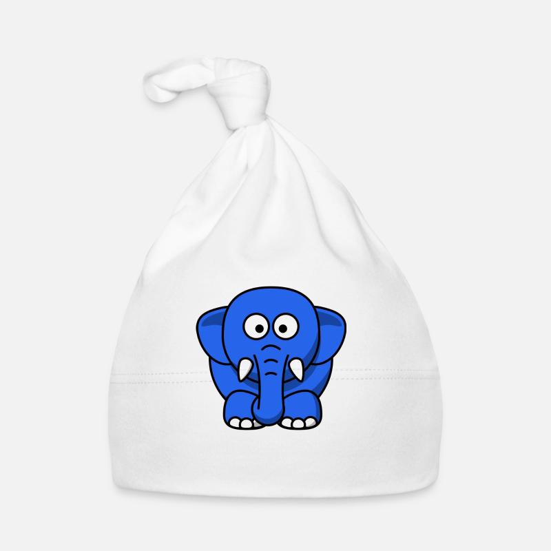 blauer Elefant Bonnet bio Bébé