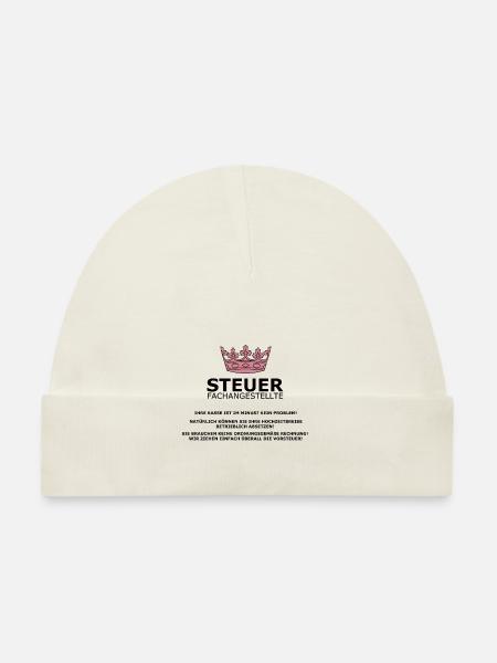 Steuerfachangestellte - Baby Bio-Mütze - Weiß - Vorne