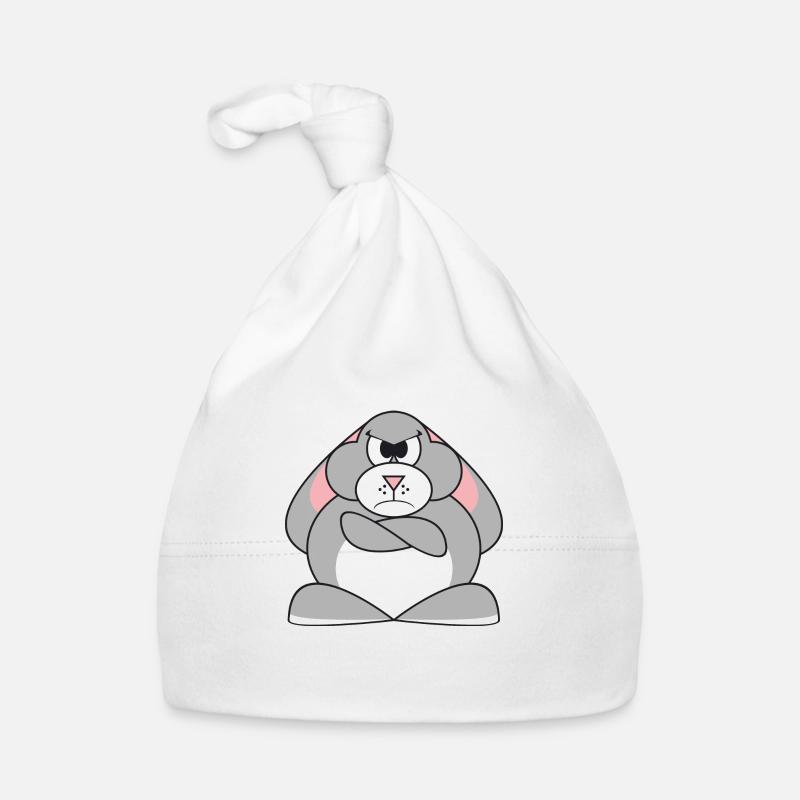 Sulk bunny - Bonnet bio Bébé - blanc