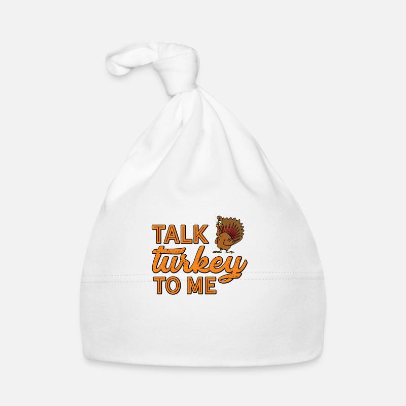 Call me turkey Organic Baby Cap