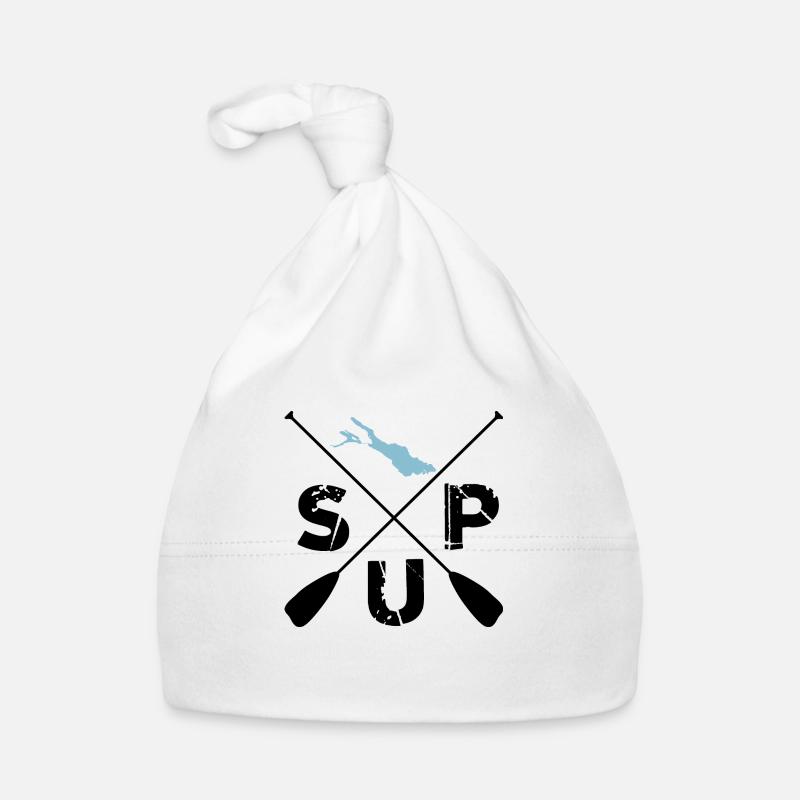 SUP - Organic Baby Cap - white