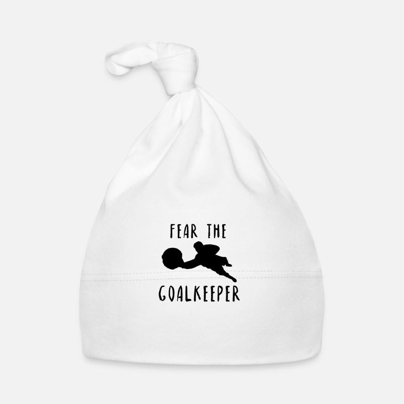 Fußball Torwart Torhüter Spruch Geschenk Idee Baby Bio-Mütze