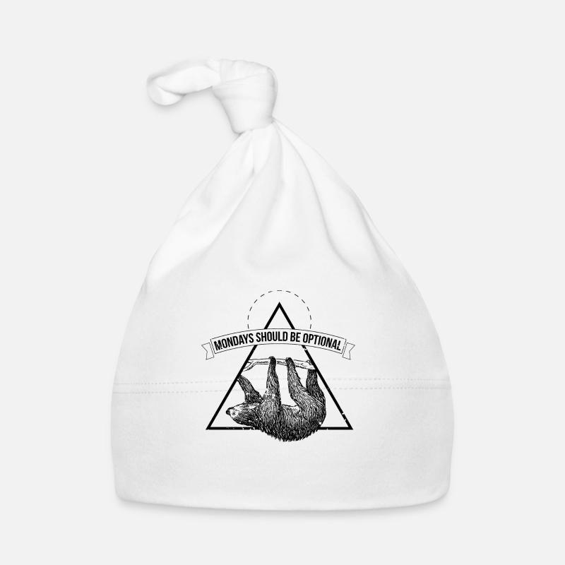 sloth Organic Baby Cap