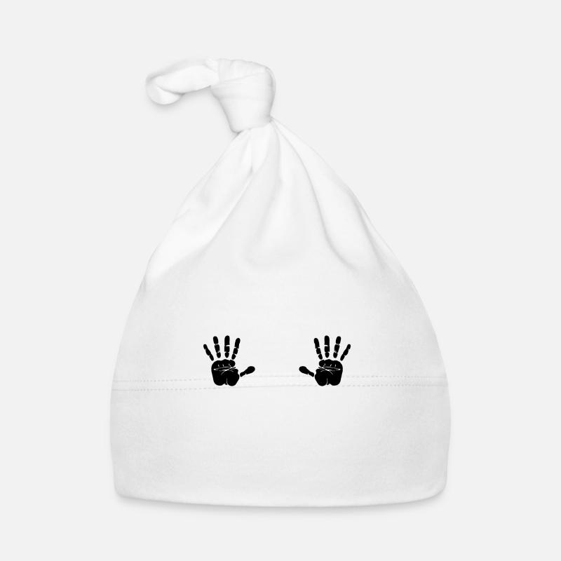 distribution de cadeau pour bébé en plâtre Handprint Bonnet bio Bébé