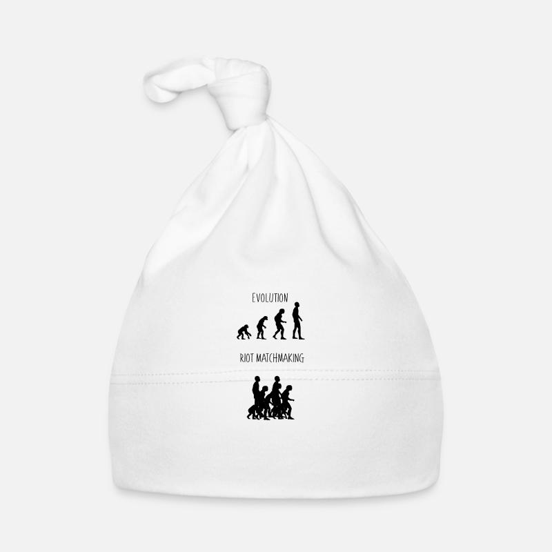 Evolution of Man by Riot Organic Baby Cap