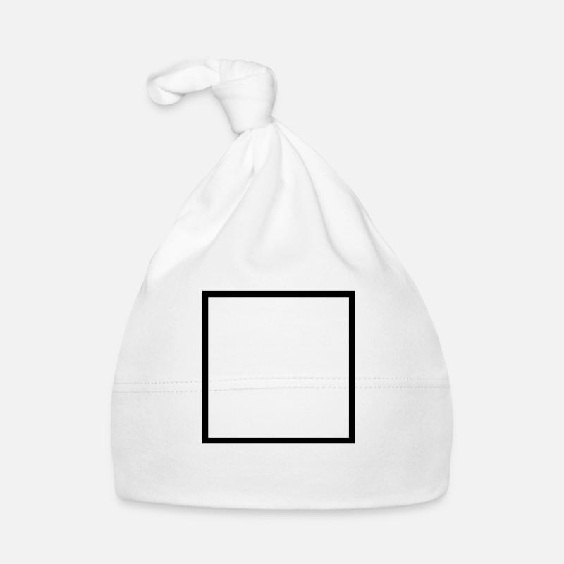 box - Organic Baby Cap - white