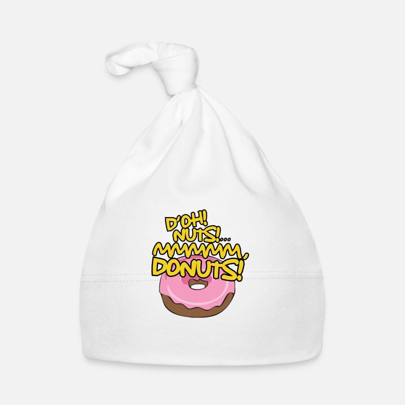 D'OH NUTS (Donuts) Baby Bio-Mütze