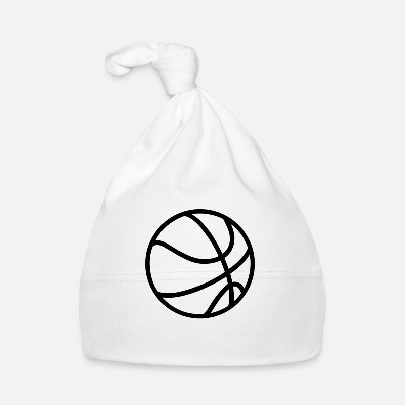 Basketball Plain Organic Baby Cap