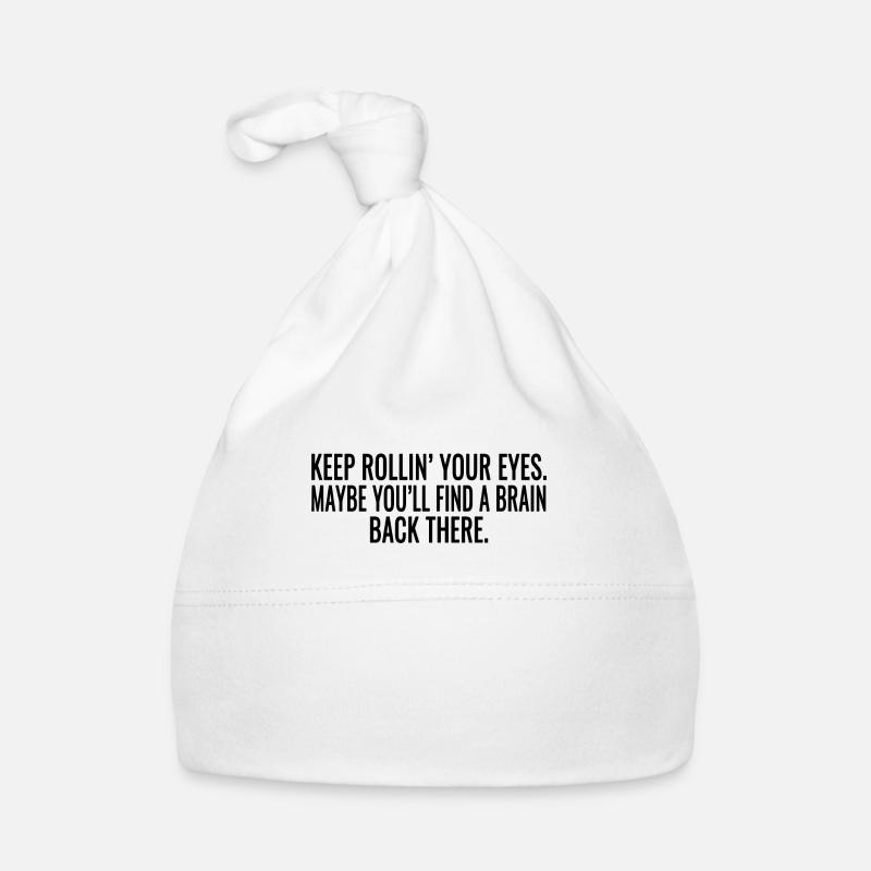 Sarcasm sayings Organic Baby Cap