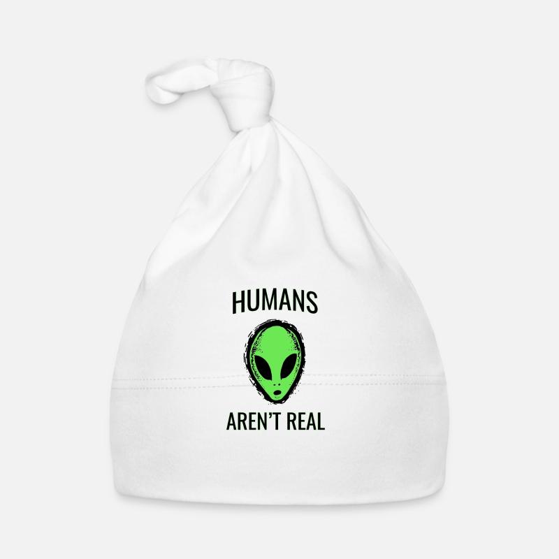 Funny sayings alien Organic Baby Cap