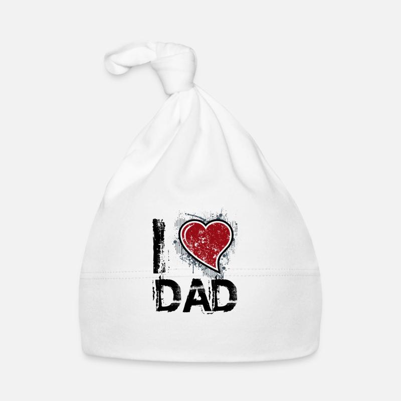 J'aime le papa de Bonnet bio Bébé