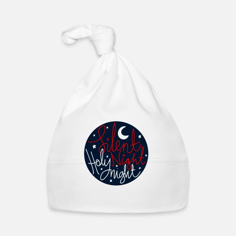 silent Night Holy Night Organic Baby Cap