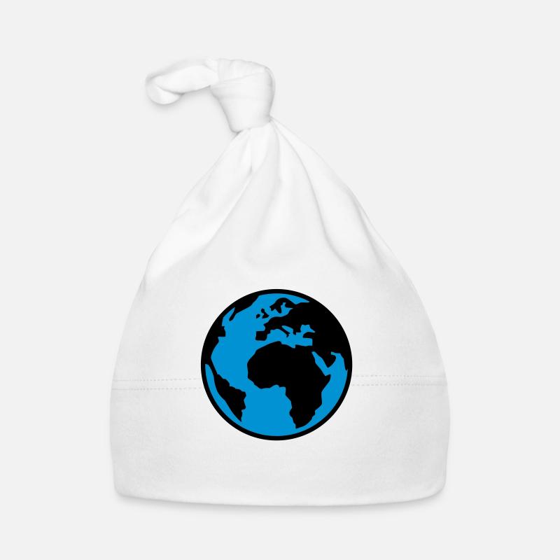 Terre - Monde - Globe - 2C Bonnet bio Bébé