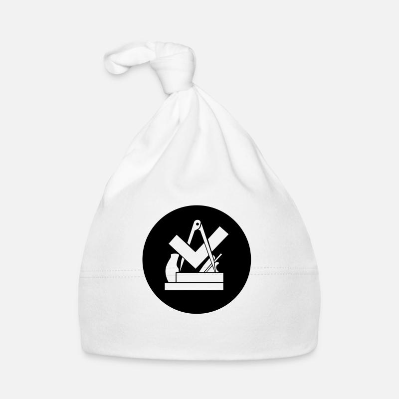 Tischlerwappen (groß) Baby Bio-Mütze